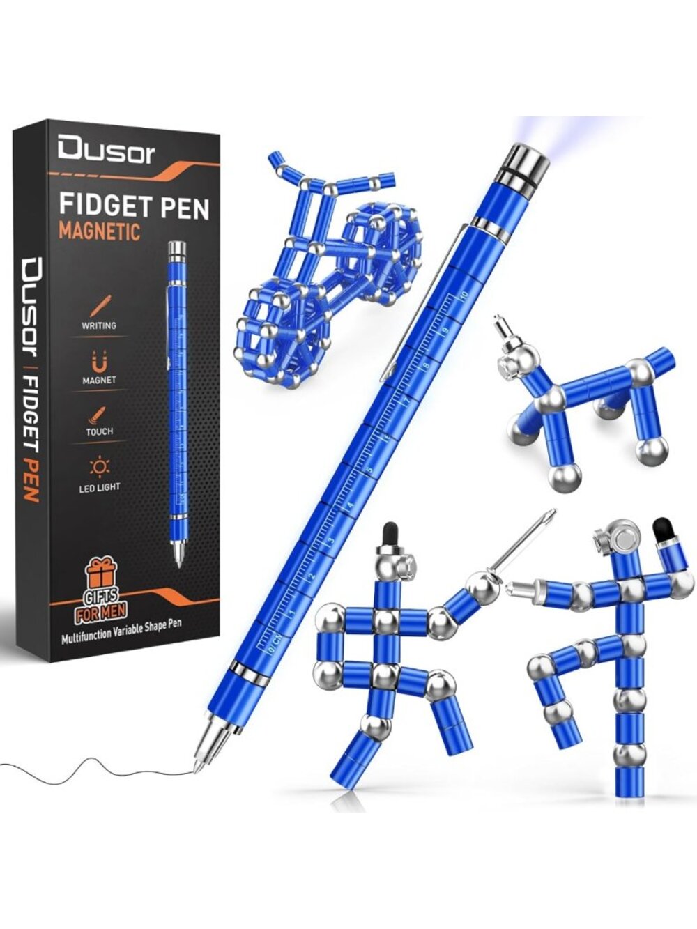 Multifunction Fidget Pen - Perfect Graduation, Birthday & Father's Day Gift for